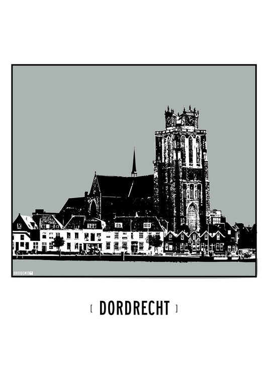Dordrecht – De Grote kerk poster