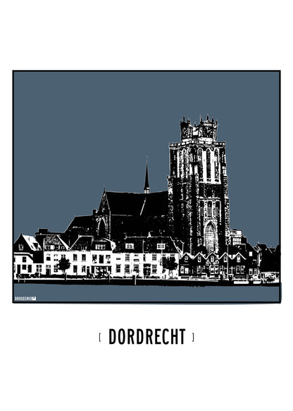 Dordrecht – De Grote kerk poster
