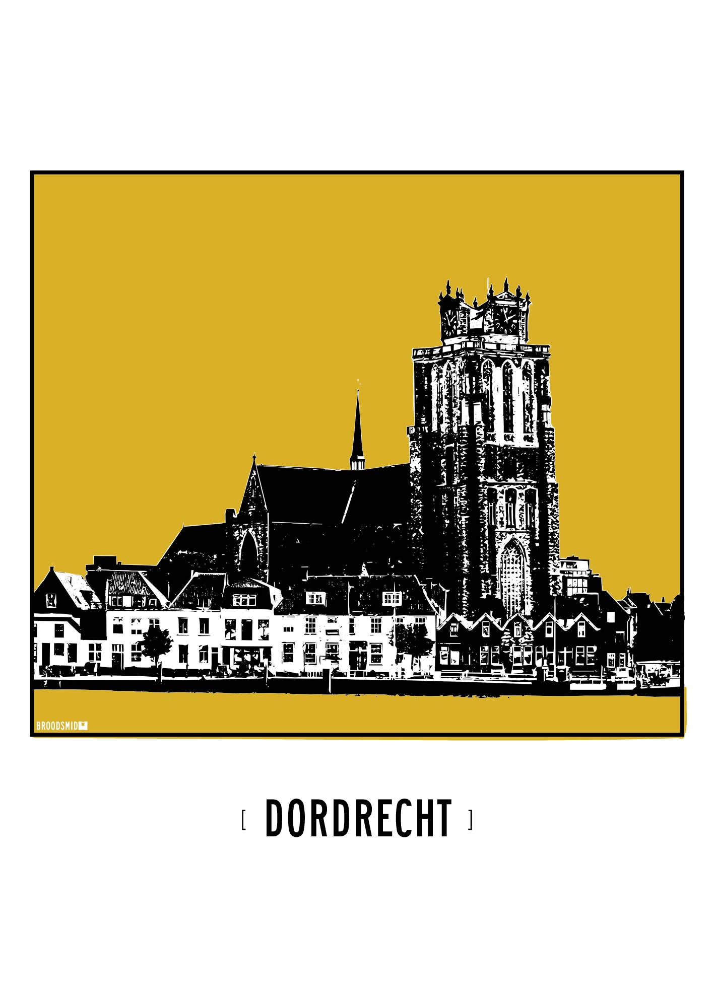 Dordrecht – De Grote kerk poster