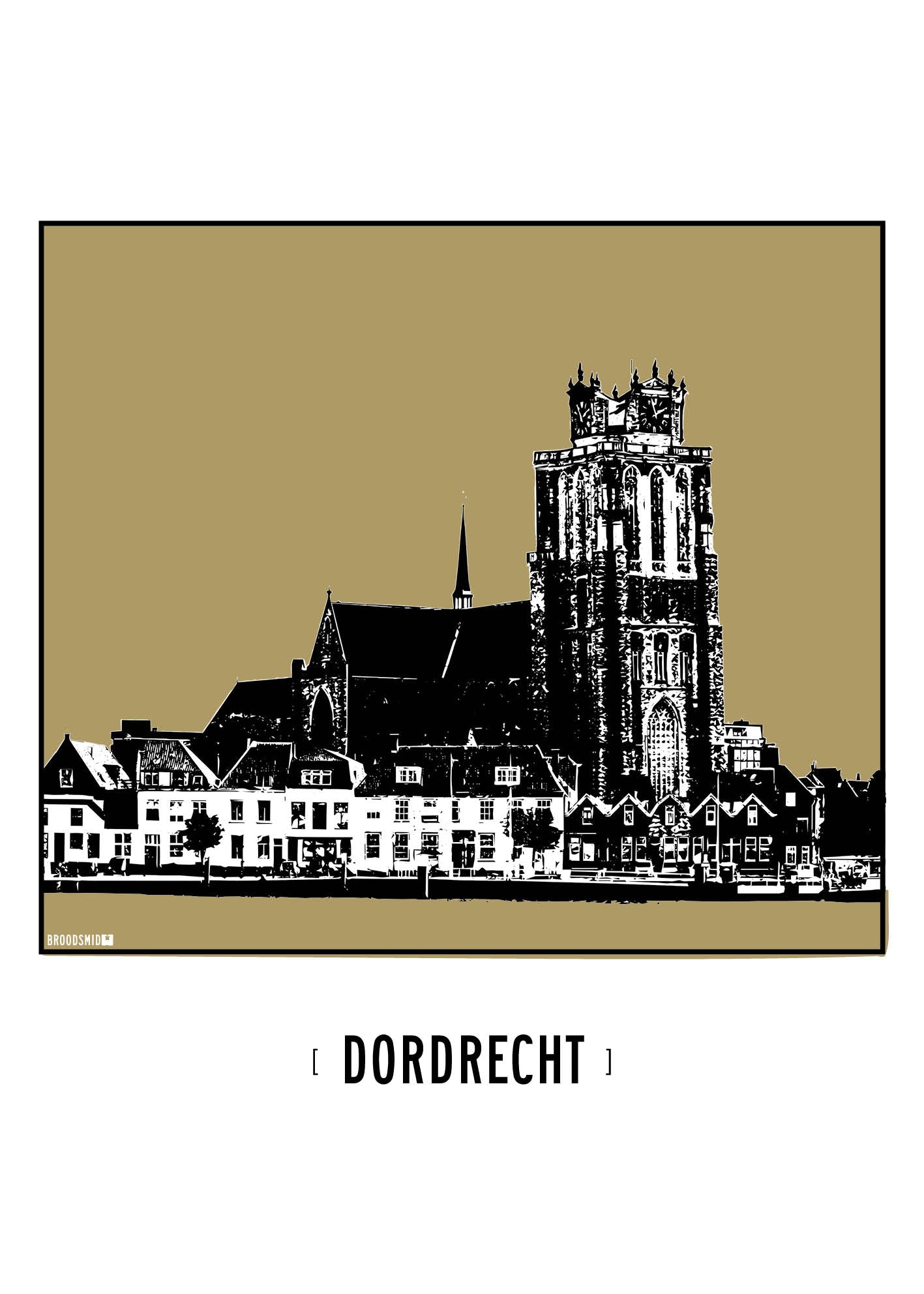 Dordrecht – De Grote kerk poster