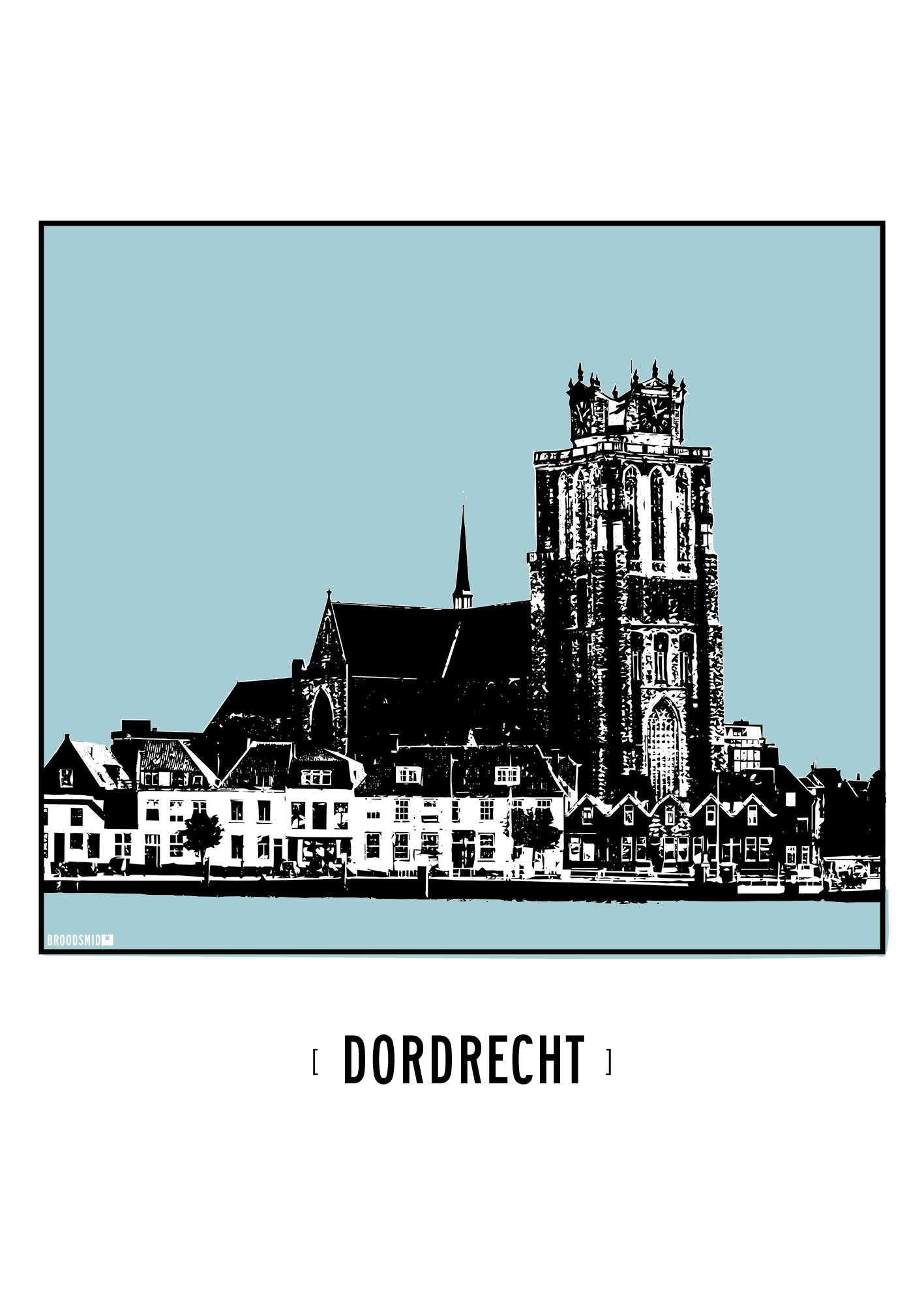 Dordrecht – De Grote kerk poster