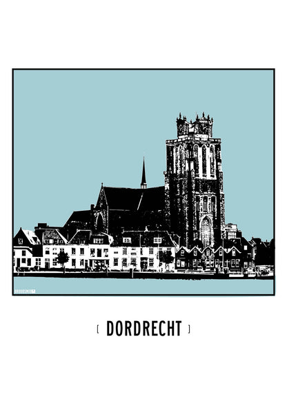 Dordrecht – De Grote kerk poster