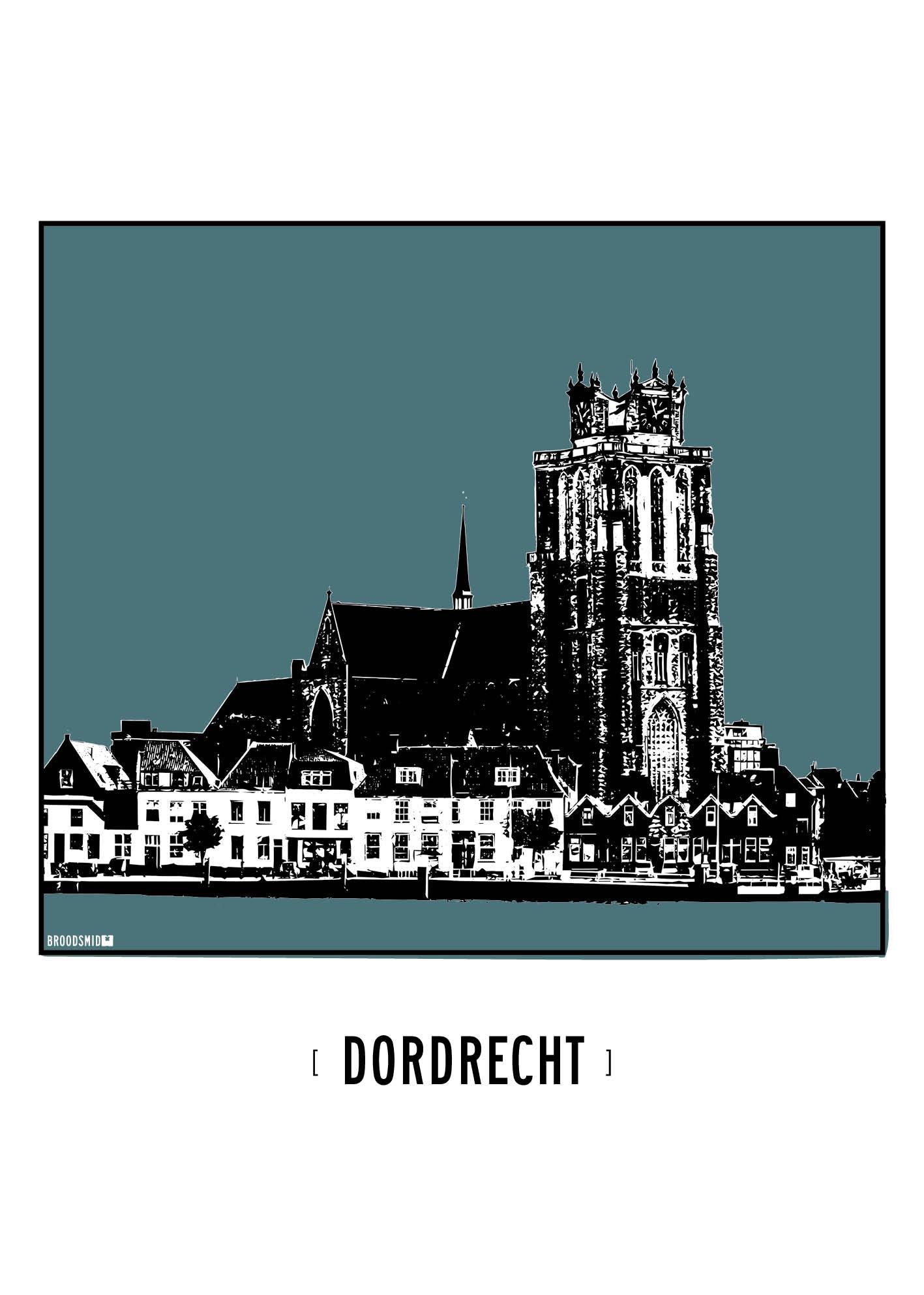 Dordrecht – De Grote kerk poster