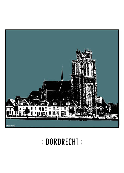Dordrecht – De Grote kerk poster
