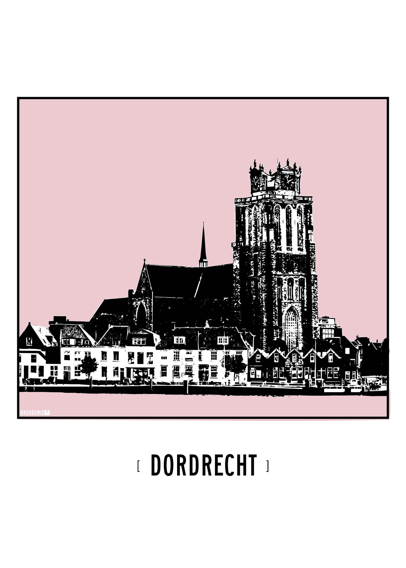 Dordrecht – De Grote kerk poster