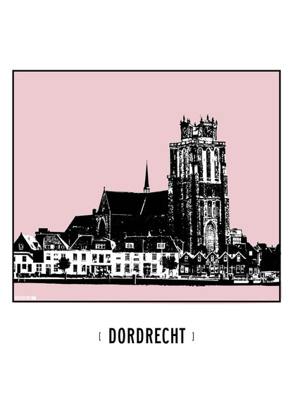 Dordrecht – De Grote kerk poster