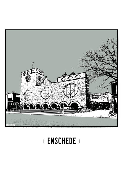 Enschede – Sint-Jacobuskerk poster