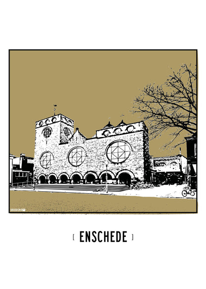 Enschede – Sint-Jacobuskerk poster
