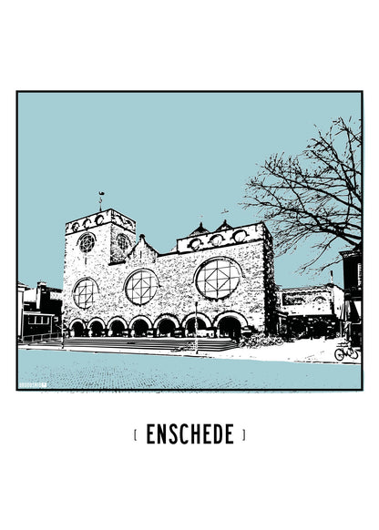 Enschede – Sint-Jacobuskerk poster