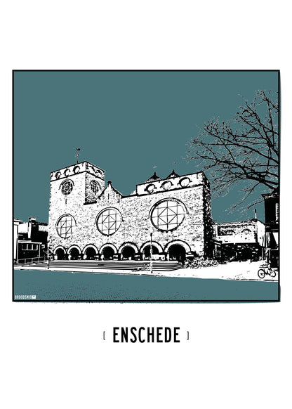 Enschede – Sint-Jacobuskerk poster
