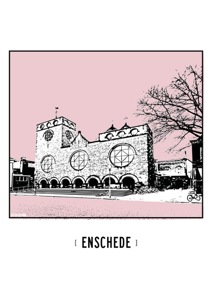 Enschede – Sint-Jacobuskerk poster