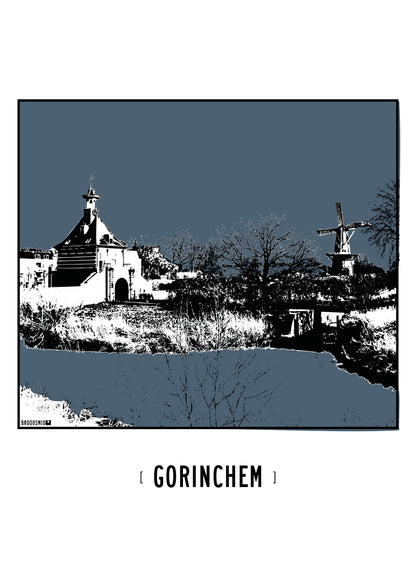 Gorinchem – Dalempoort & Molen De Hoop poster
