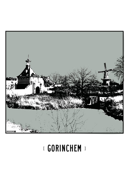 Gorinchem – Dalempoort & Molen De Hoop poster