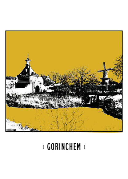 Gorinchem – Dalempoort & Molen De Hoop poster