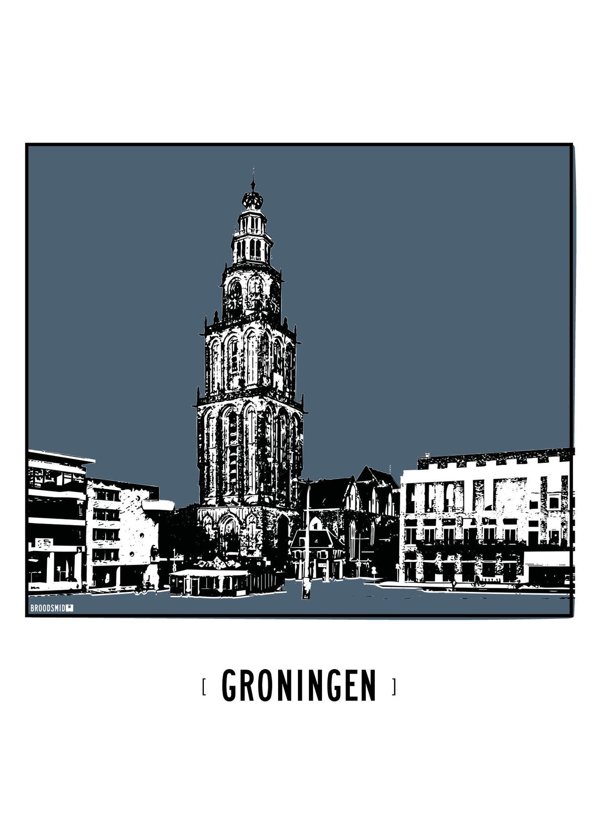 Groningen – Martinitoren poster