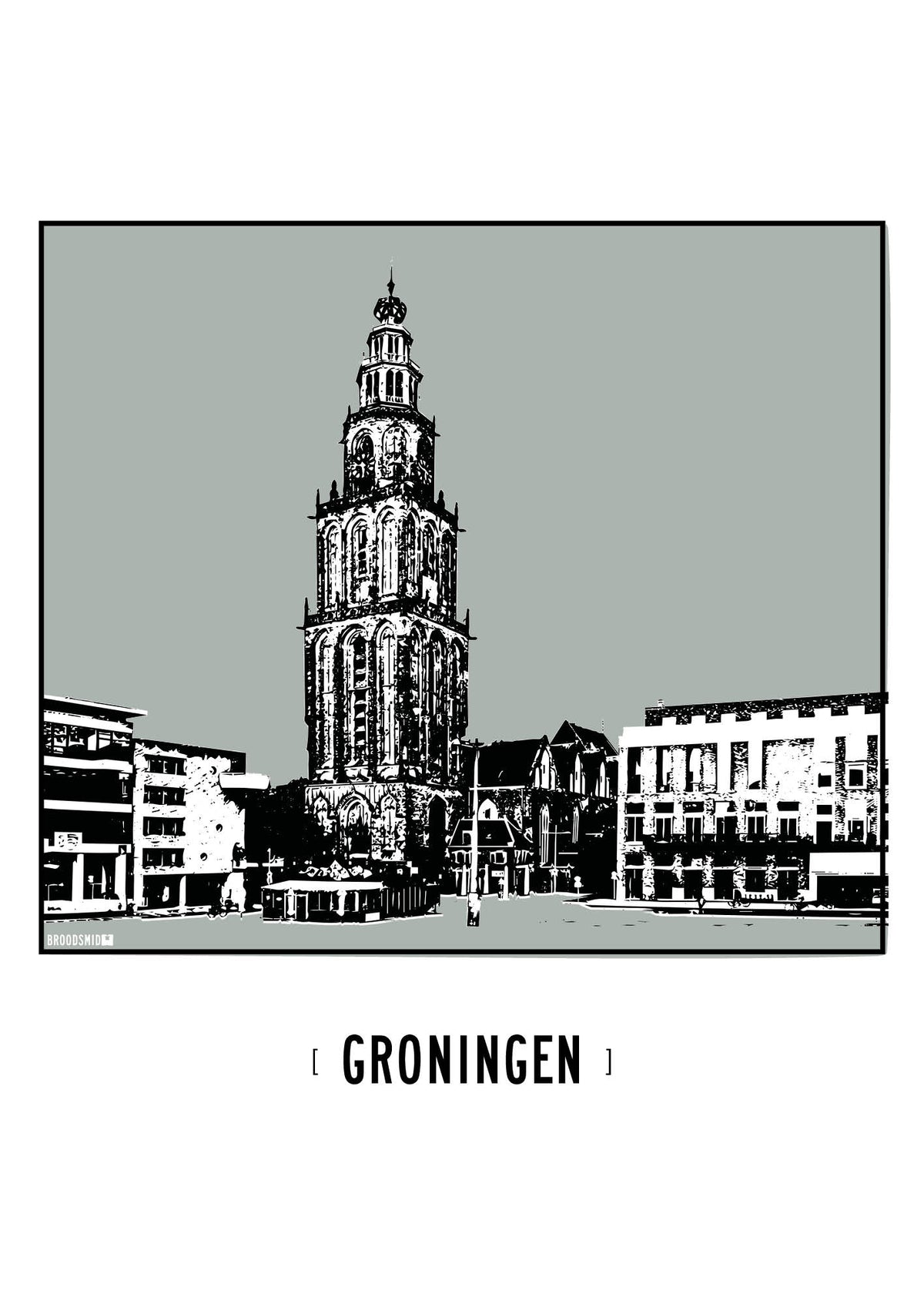 Groningen – Martinitoren poster