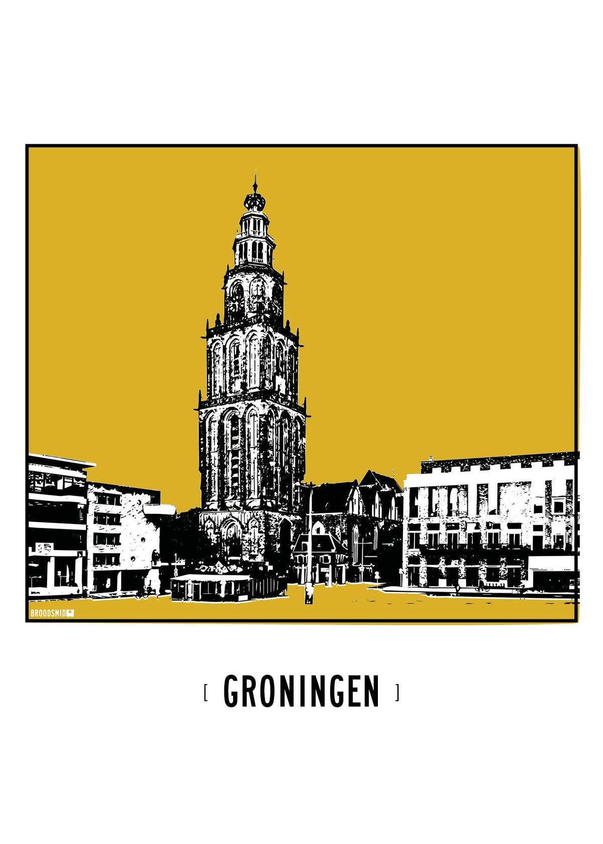 Groningen – Martinitoren poster