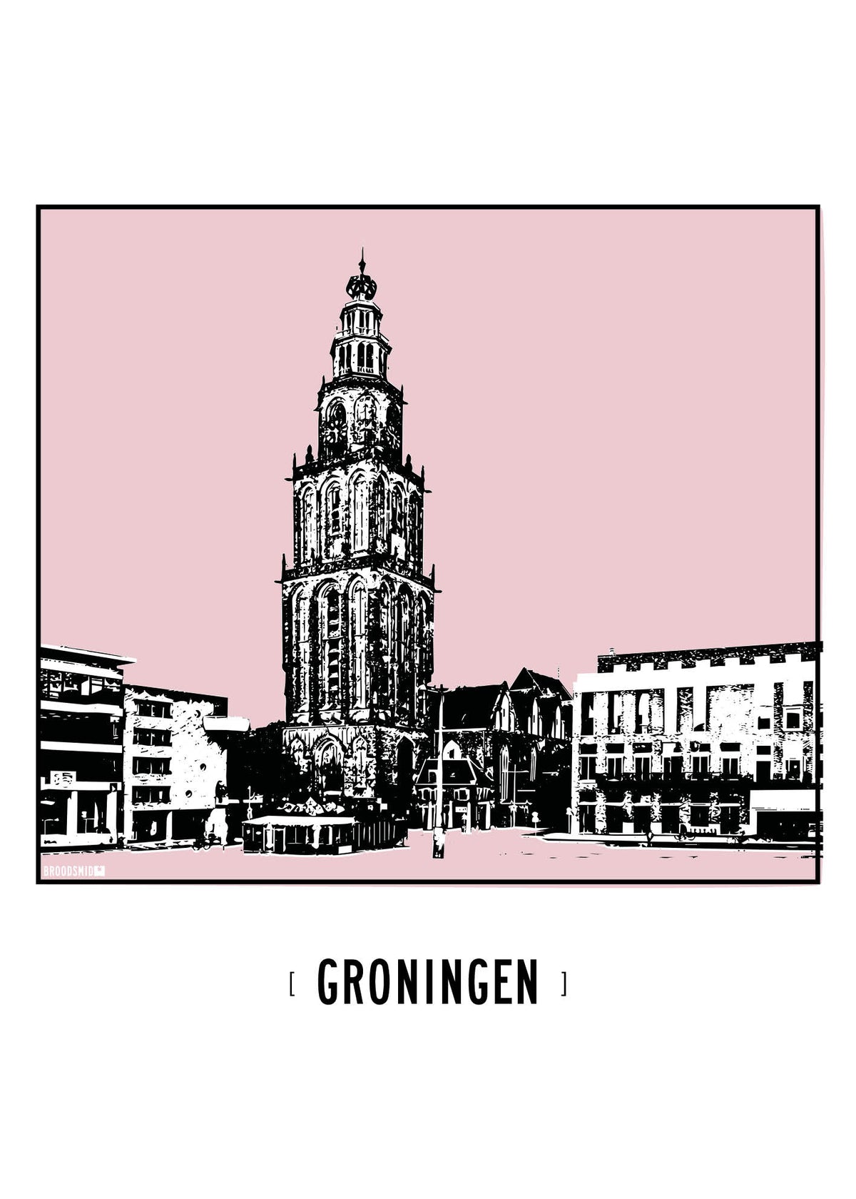 Groningen – Martinitoren poster