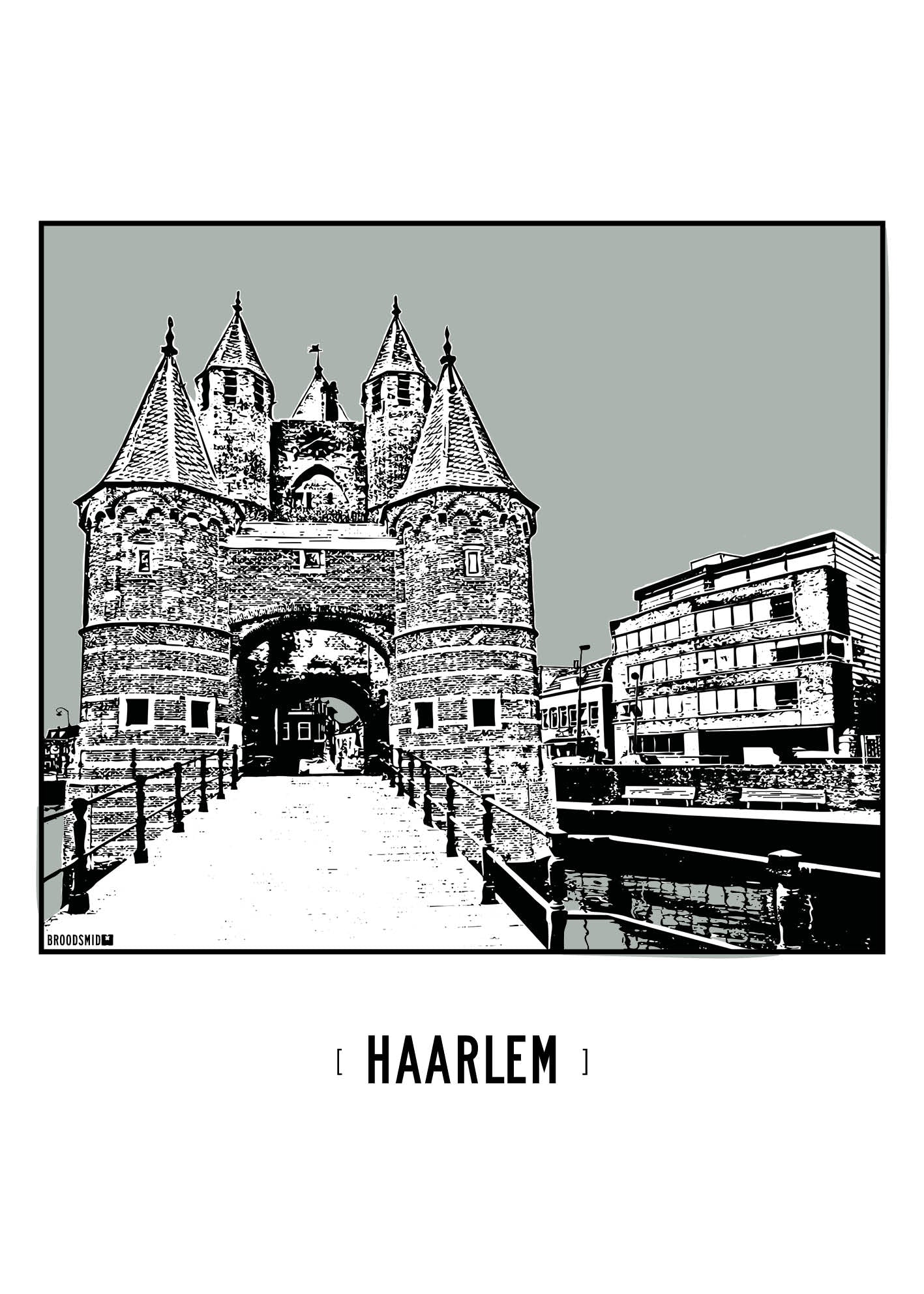 Haarlem – Amsterdamse Poort poster