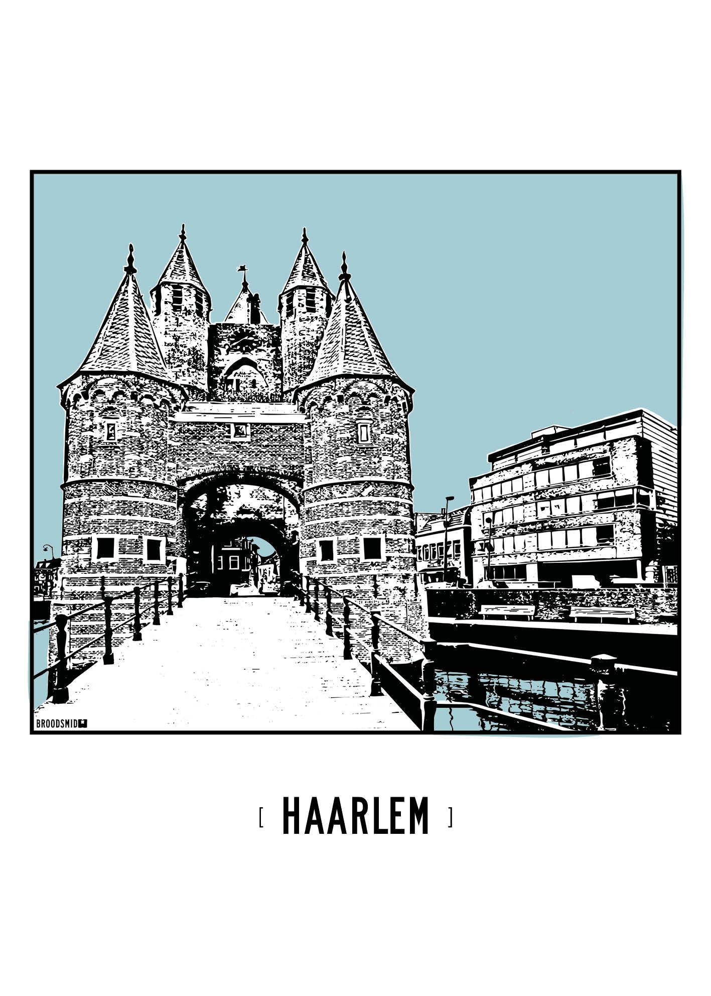Haarlem – Amsterdamse Poort poster