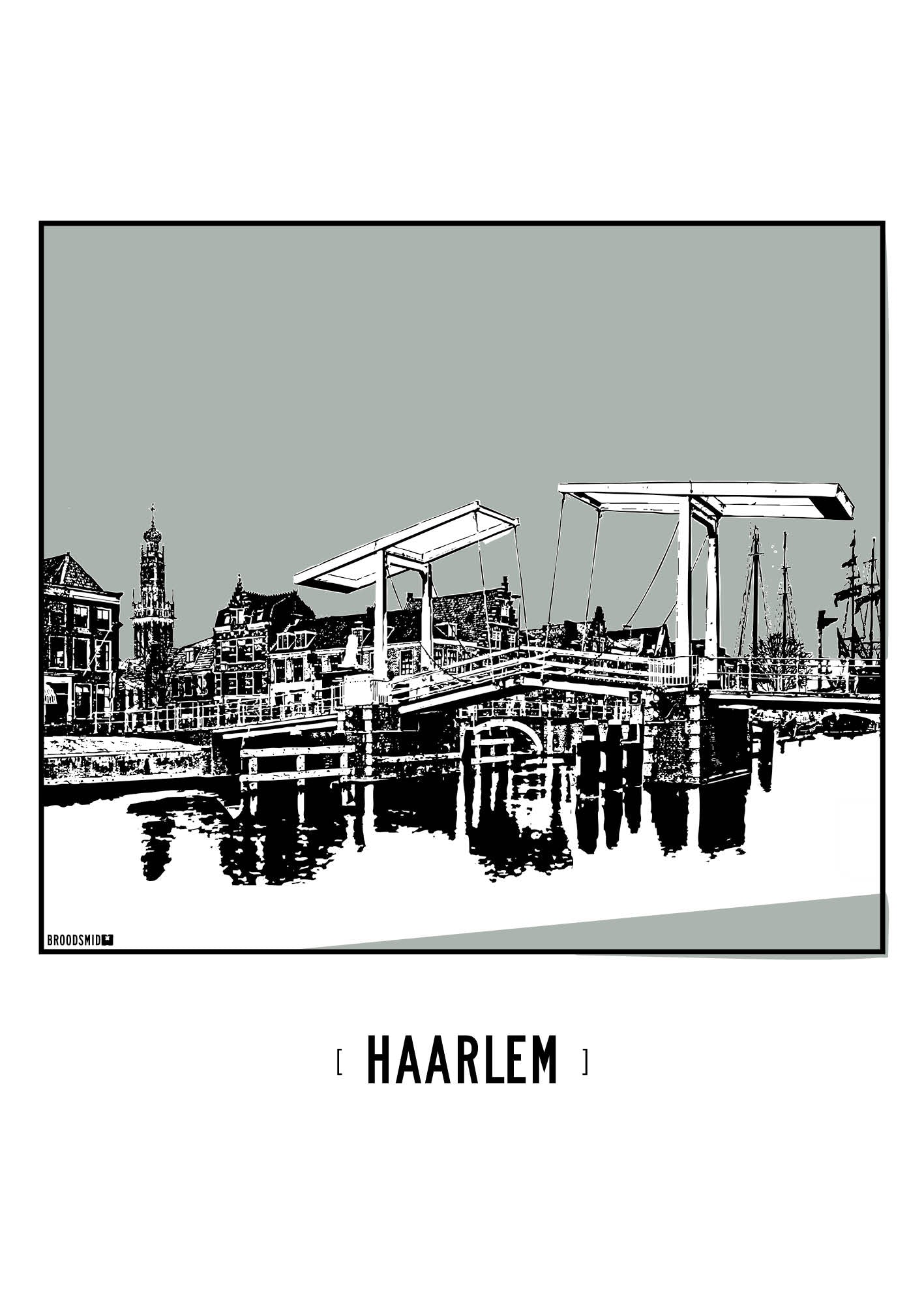 Haarlem – Gravenstenenbrug poster
