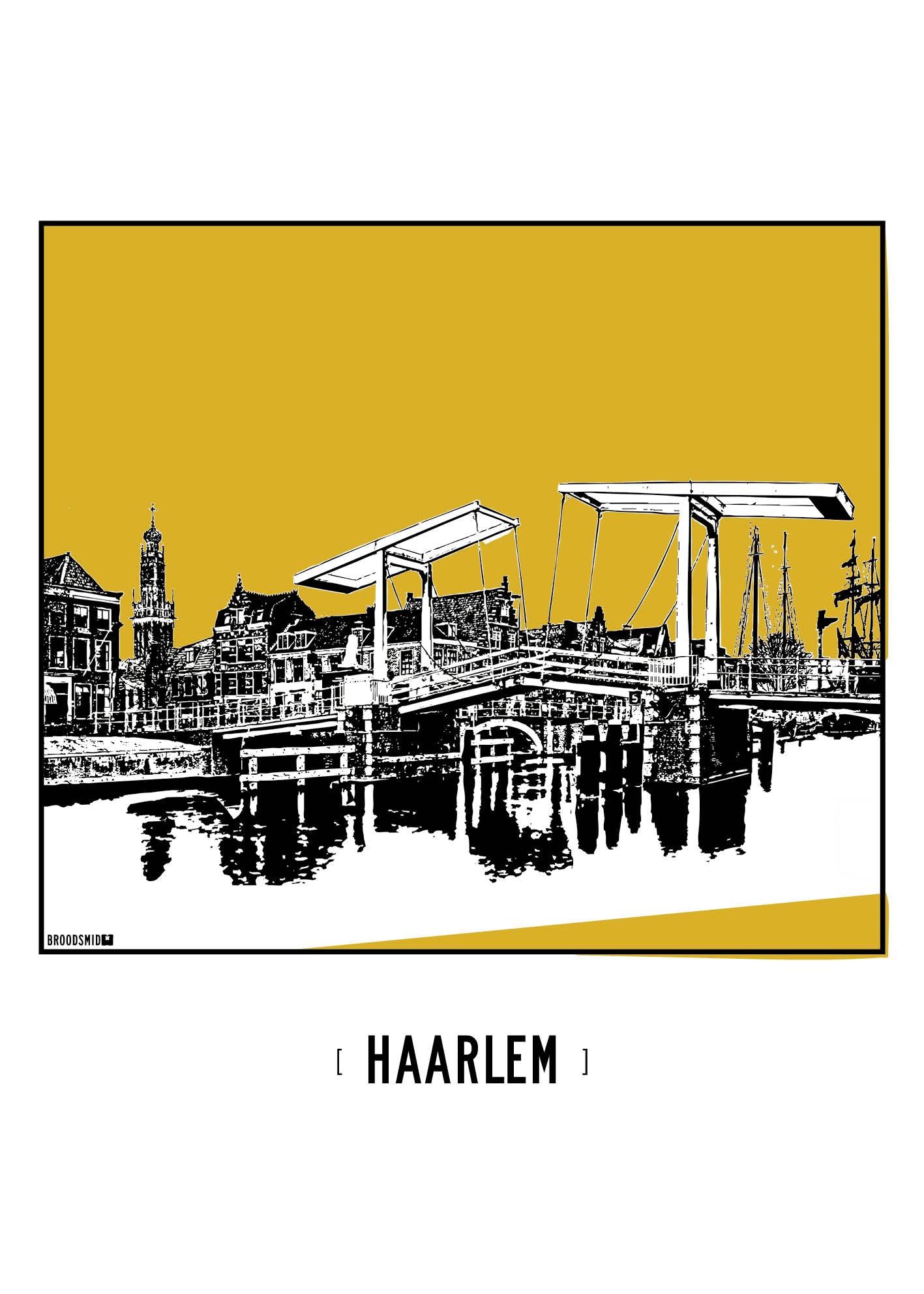Haarlem – Gravenstenenbrug poster