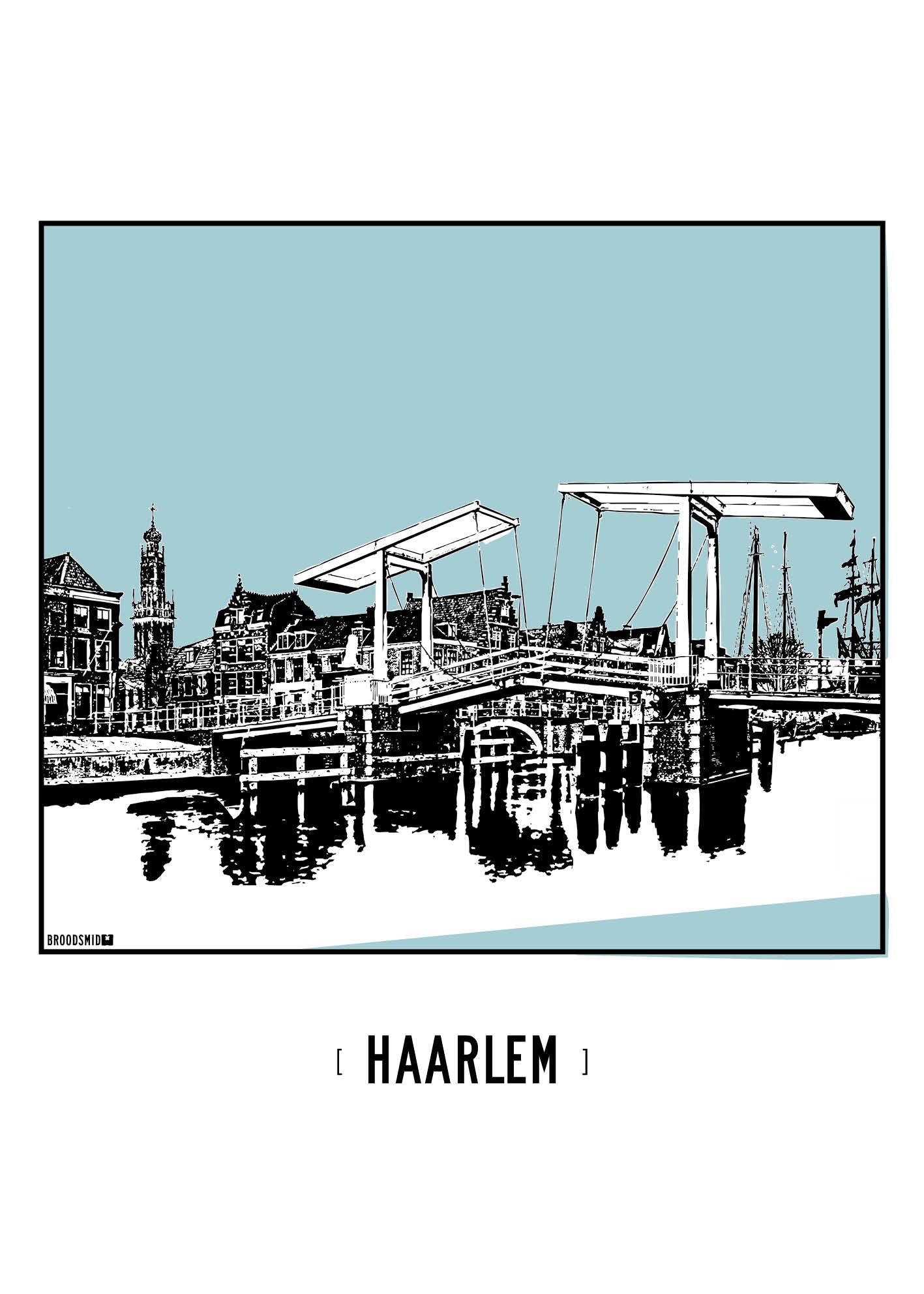 Haarlem – Gravenstenenbrug poster
