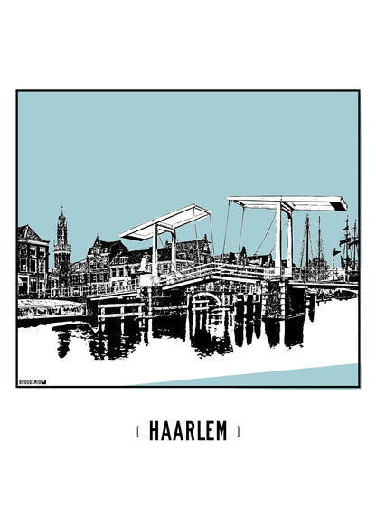 Haarlem – Gravenstenenbrug poster
