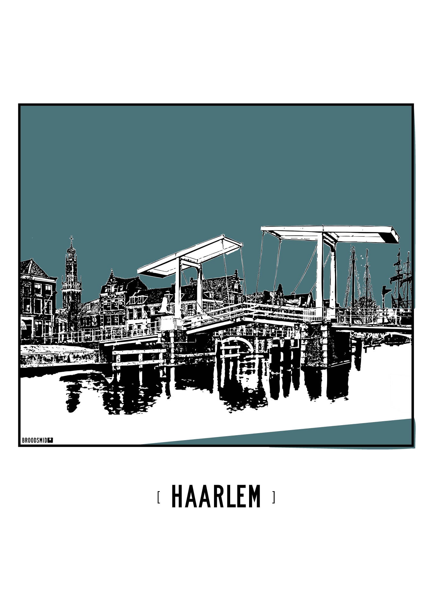 Haarlem – Gravenstenenbrug poster