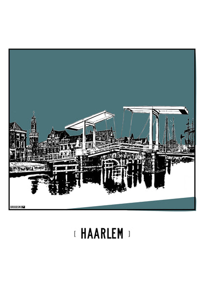 Haarlem – Gravenstenenbrug poster