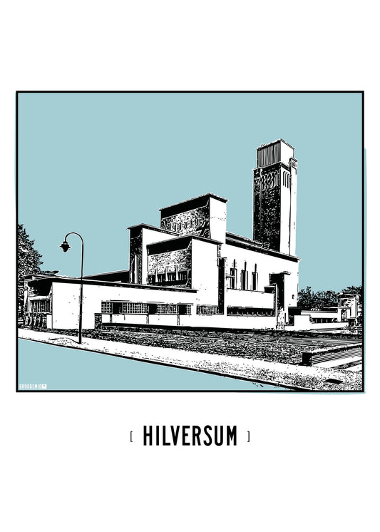 Hilversum – Raadhuis poster