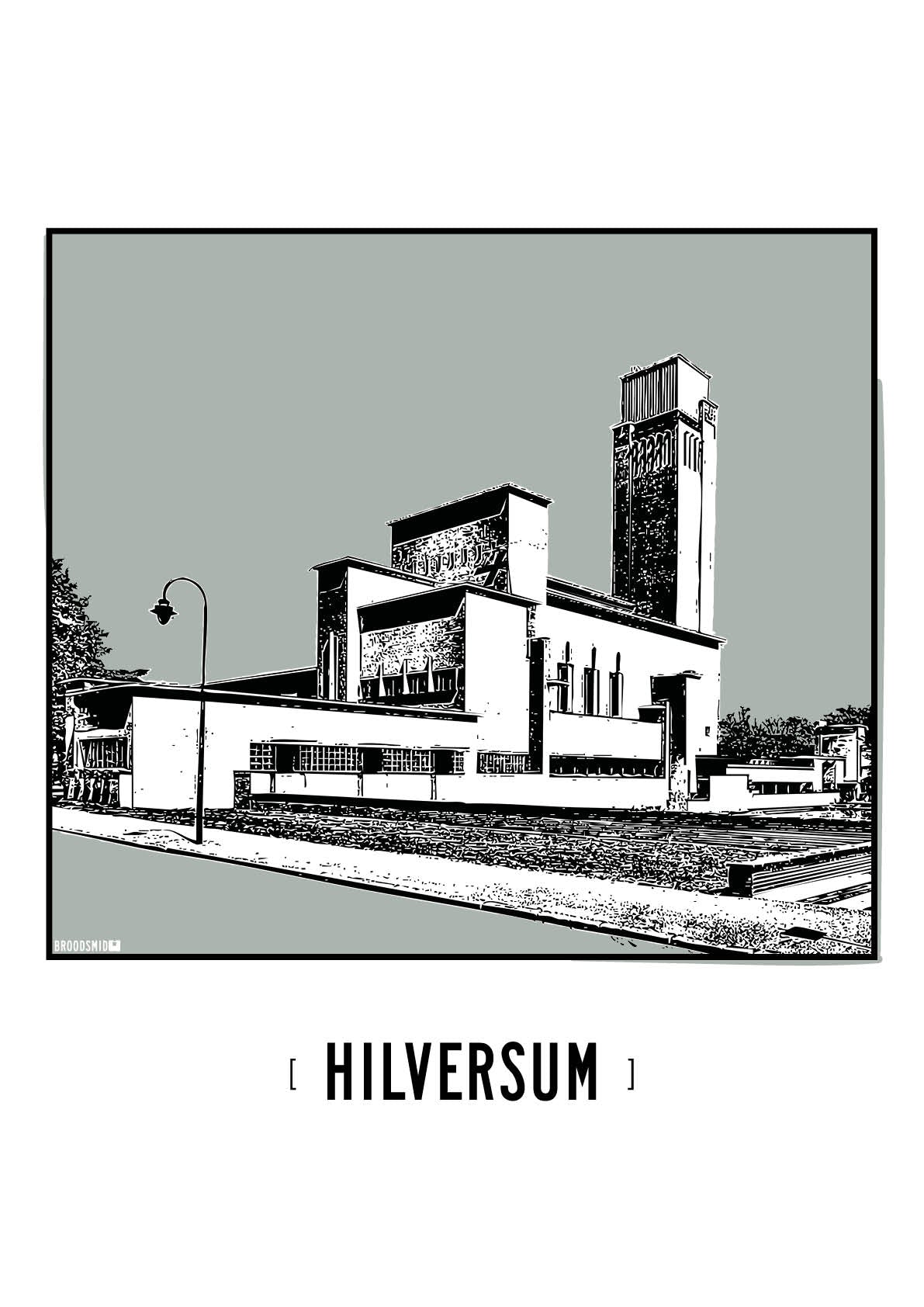 Hilversum – Raadhuis poster