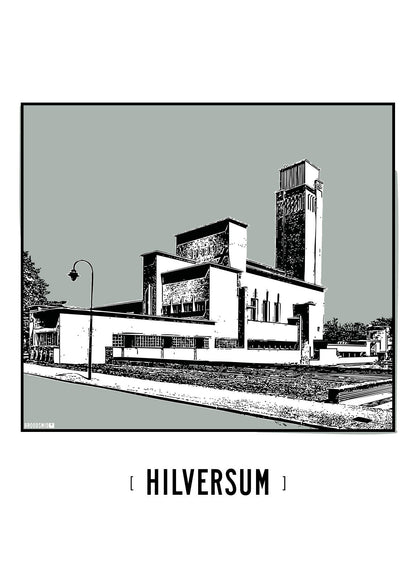 Hilversum – Raadhuis poster
