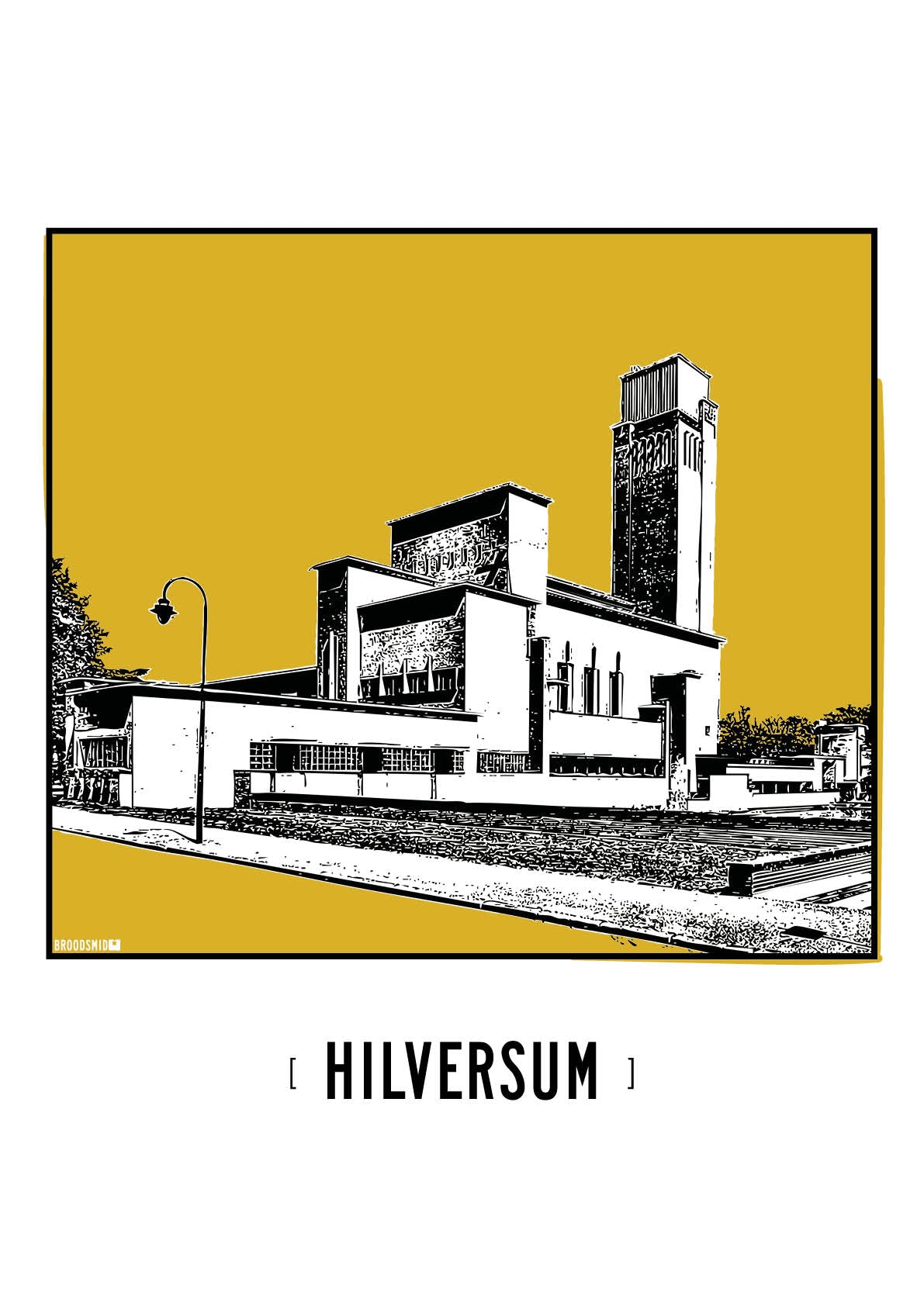 Hilversum – Raadhuis poster