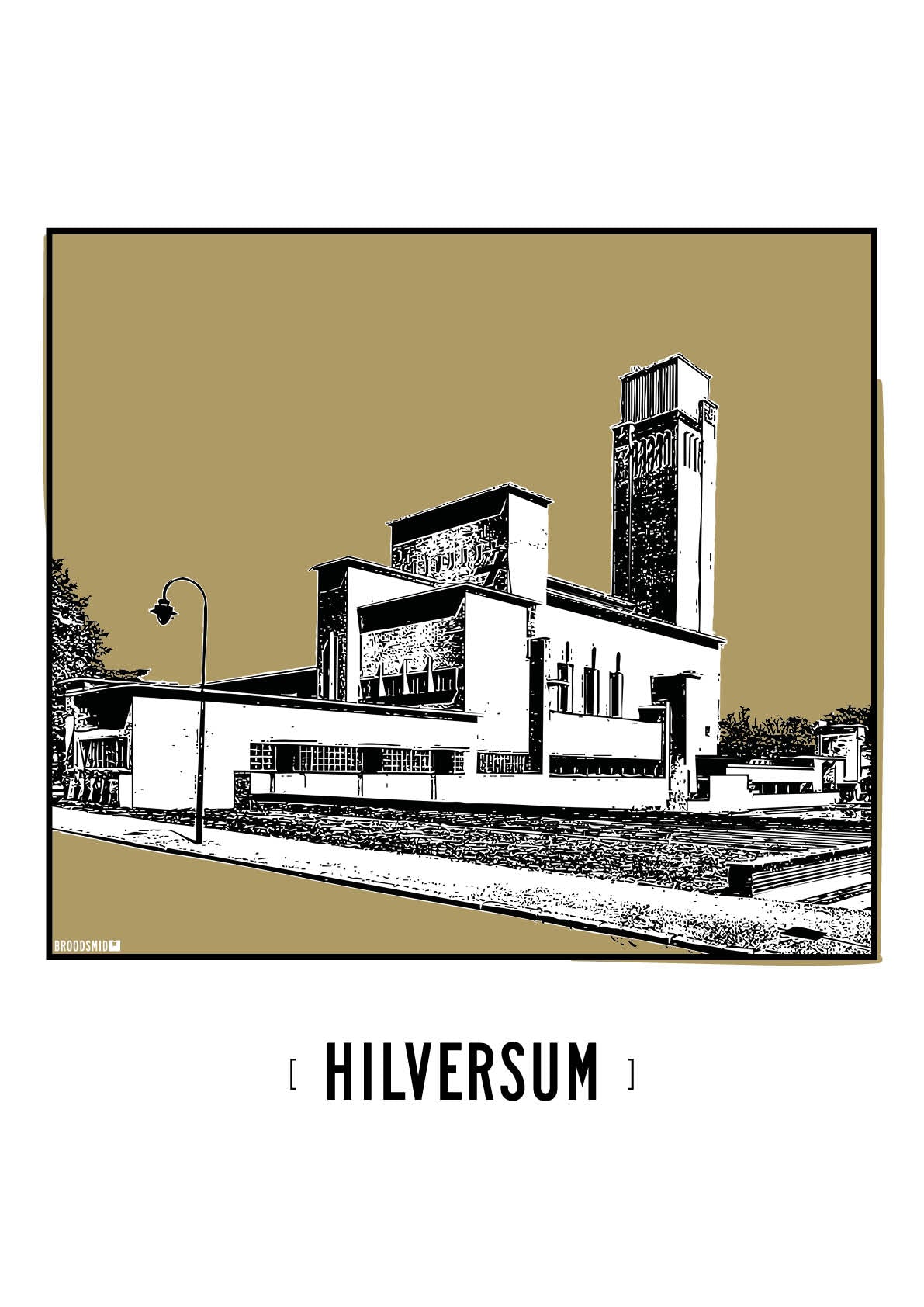 Hilversum – Raadhuis poster