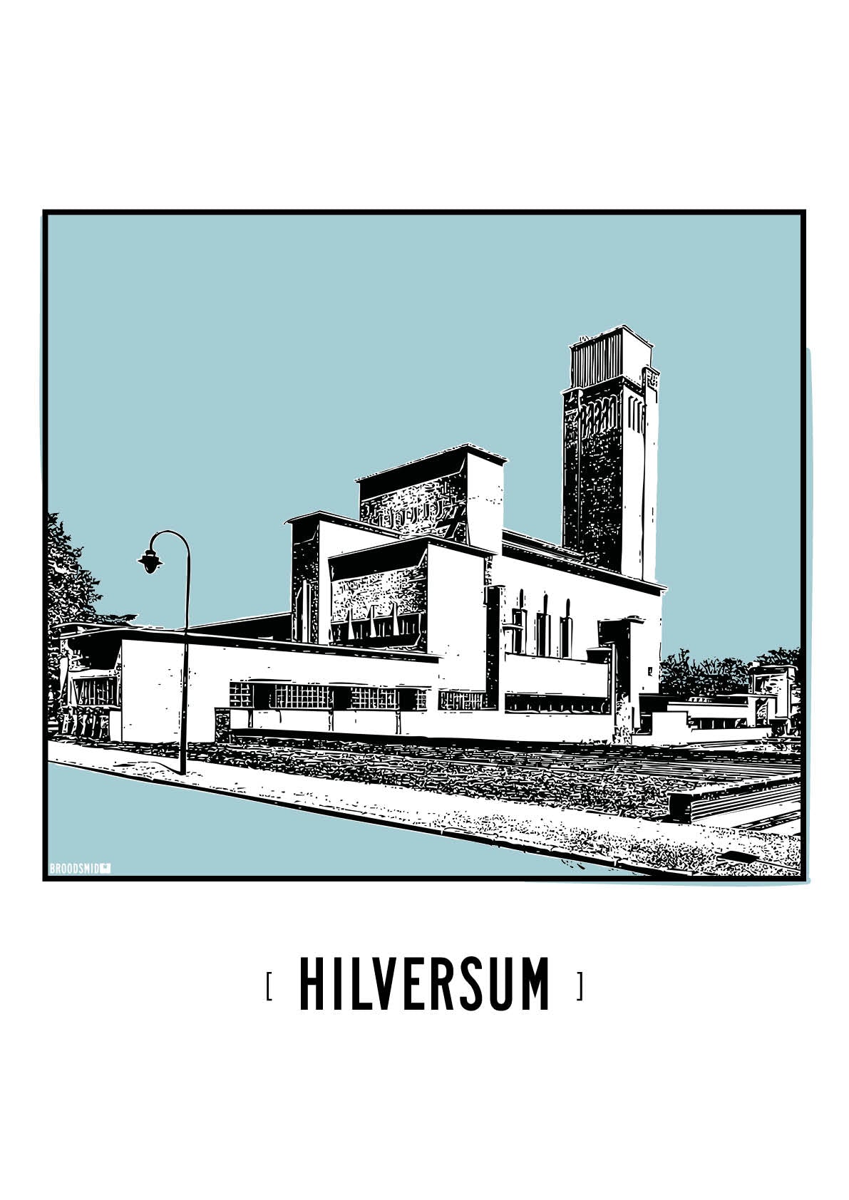 Hilversum – Raadhuis poster