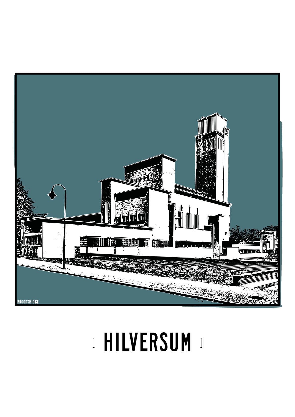 Hilversum – Raadhuis poster