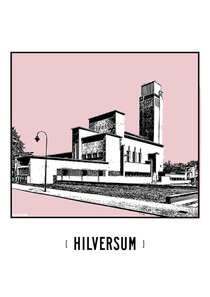 Hilversum – Raadhuis poster