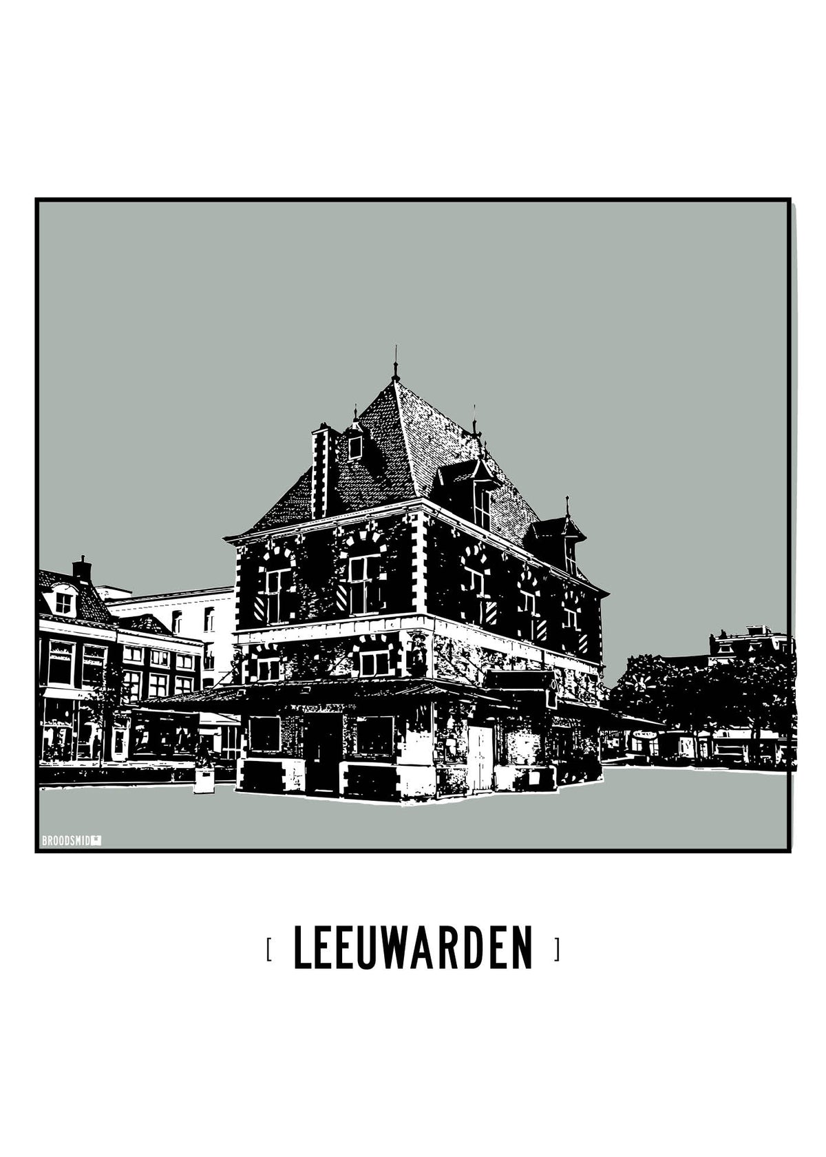 Leeuwarden – De Waag poster
