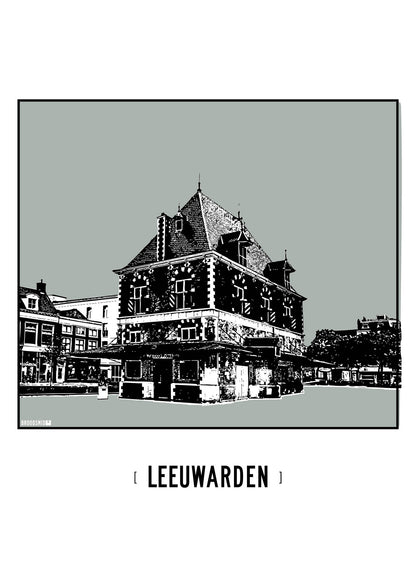 Leeuwarden – De Waag poster