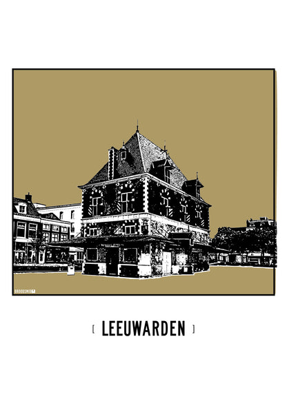 Leeuwarden – De Waag poster