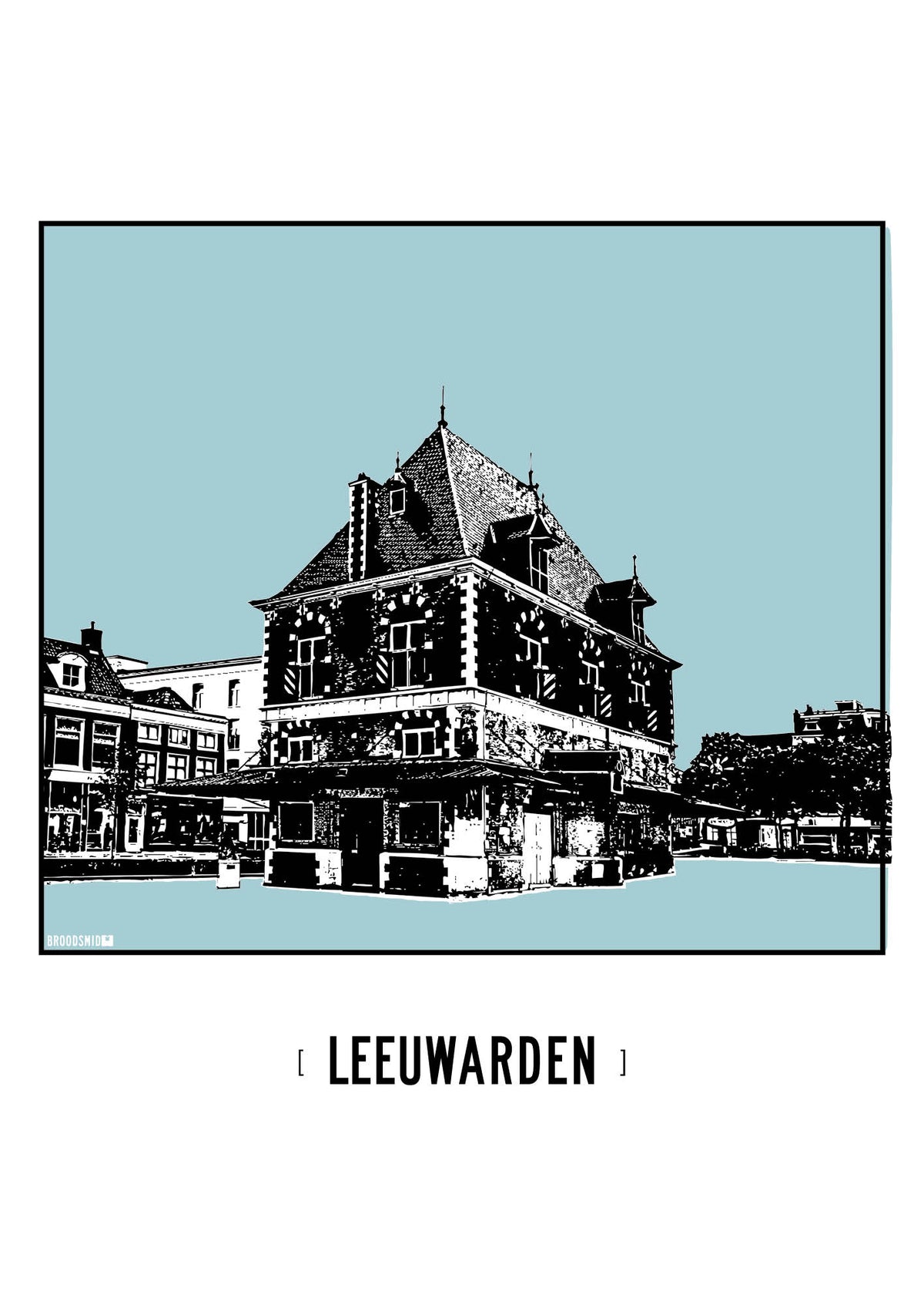 Leeuwarden – De Waag poster