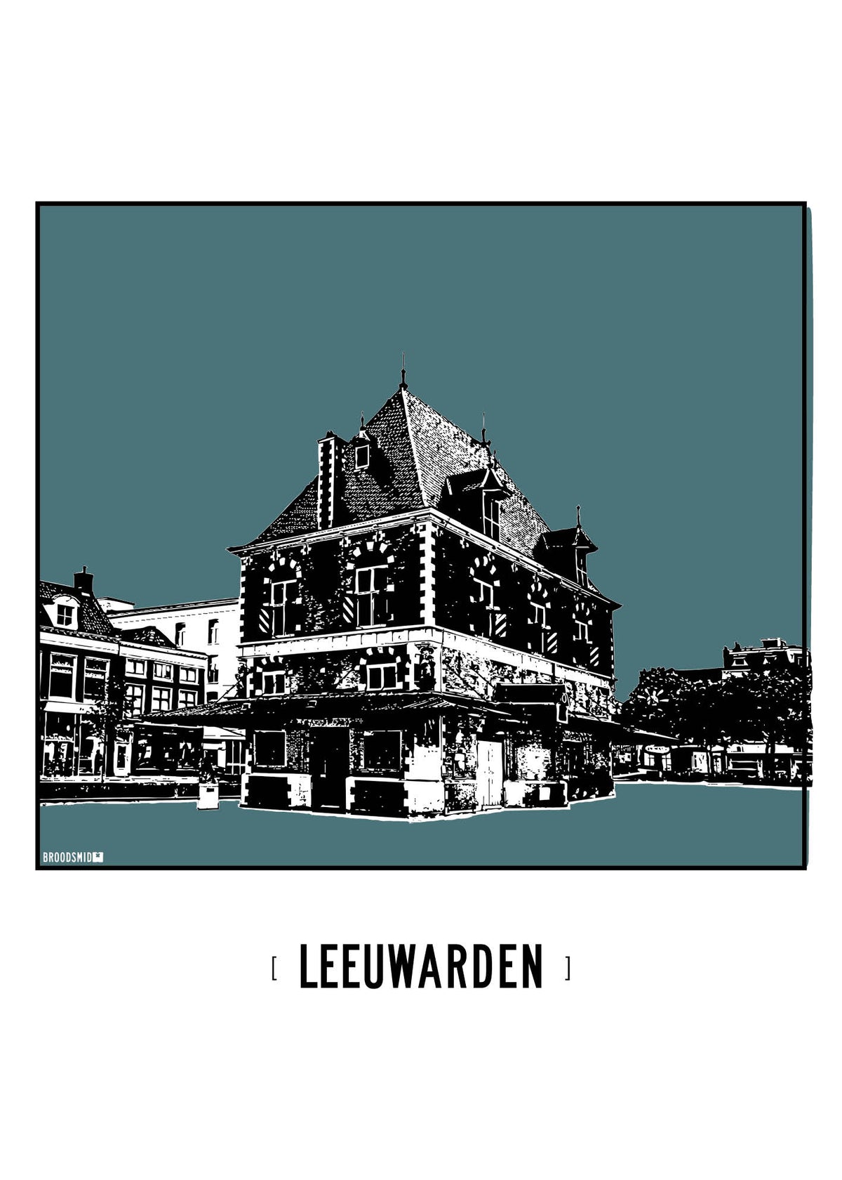 Leeuwarden – De Waag poster