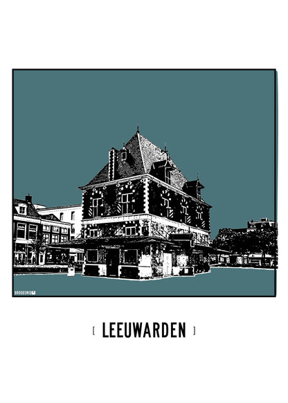 Leeuwarden – De Waag poster