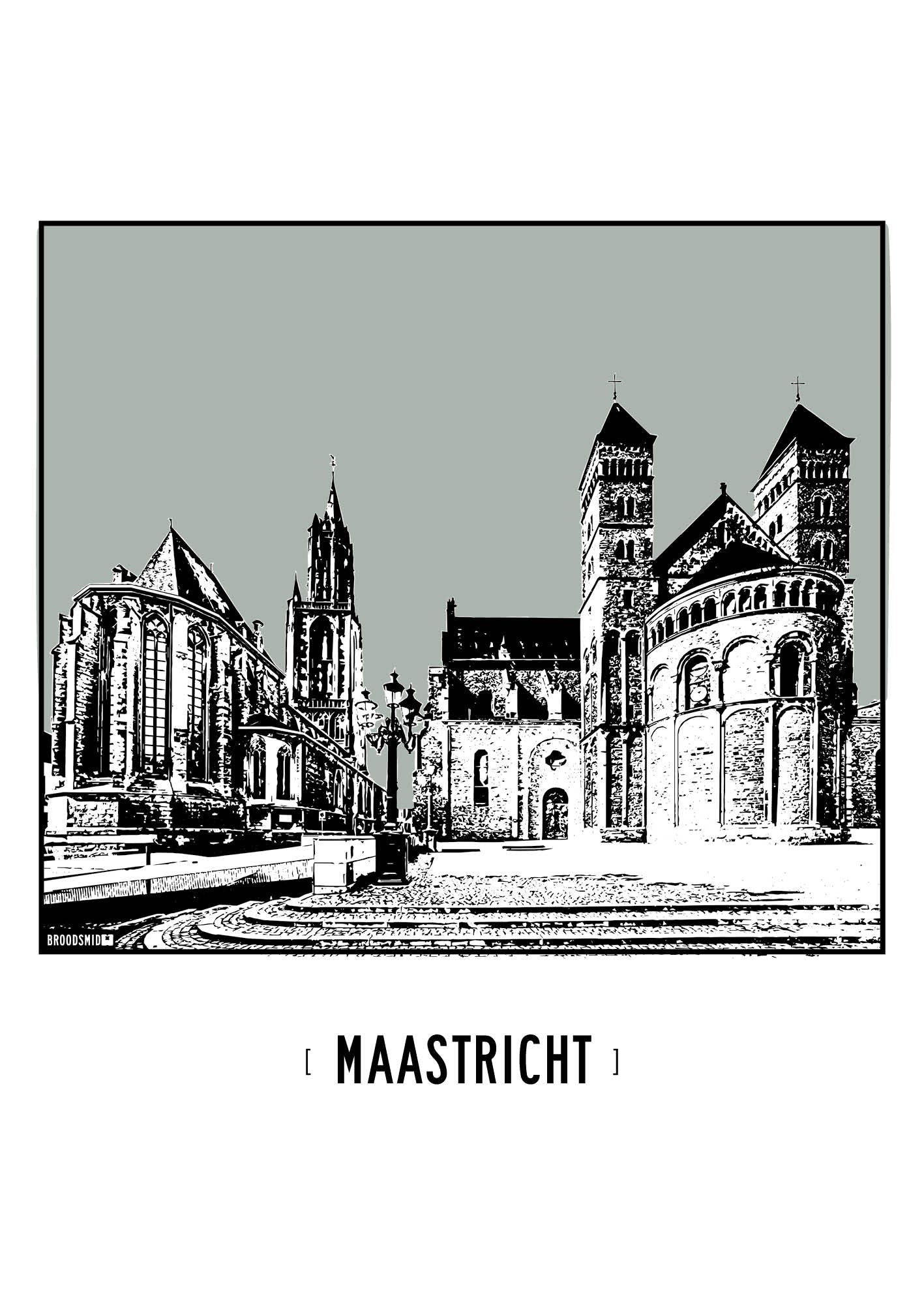 Maastricht – Sint-Servaasbasiliek poster