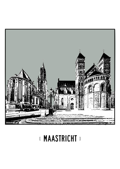 Maastricht – Sint-Servaasbasiliek poster