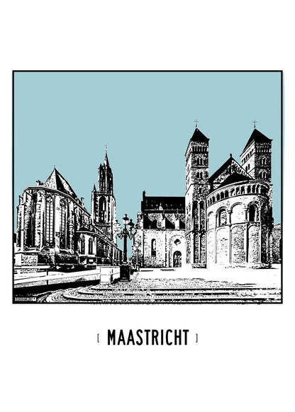 Maastricht – Sint-Servaasbasiliek poster