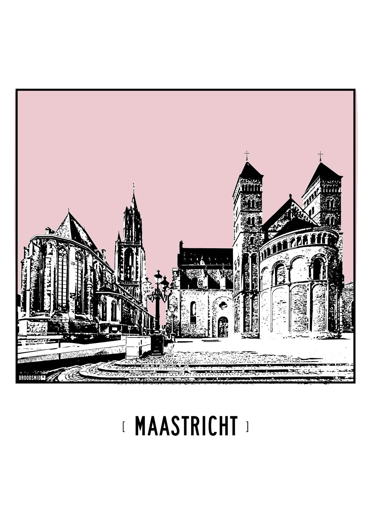 Maastricht – Sint-Servaasbasiliek poster