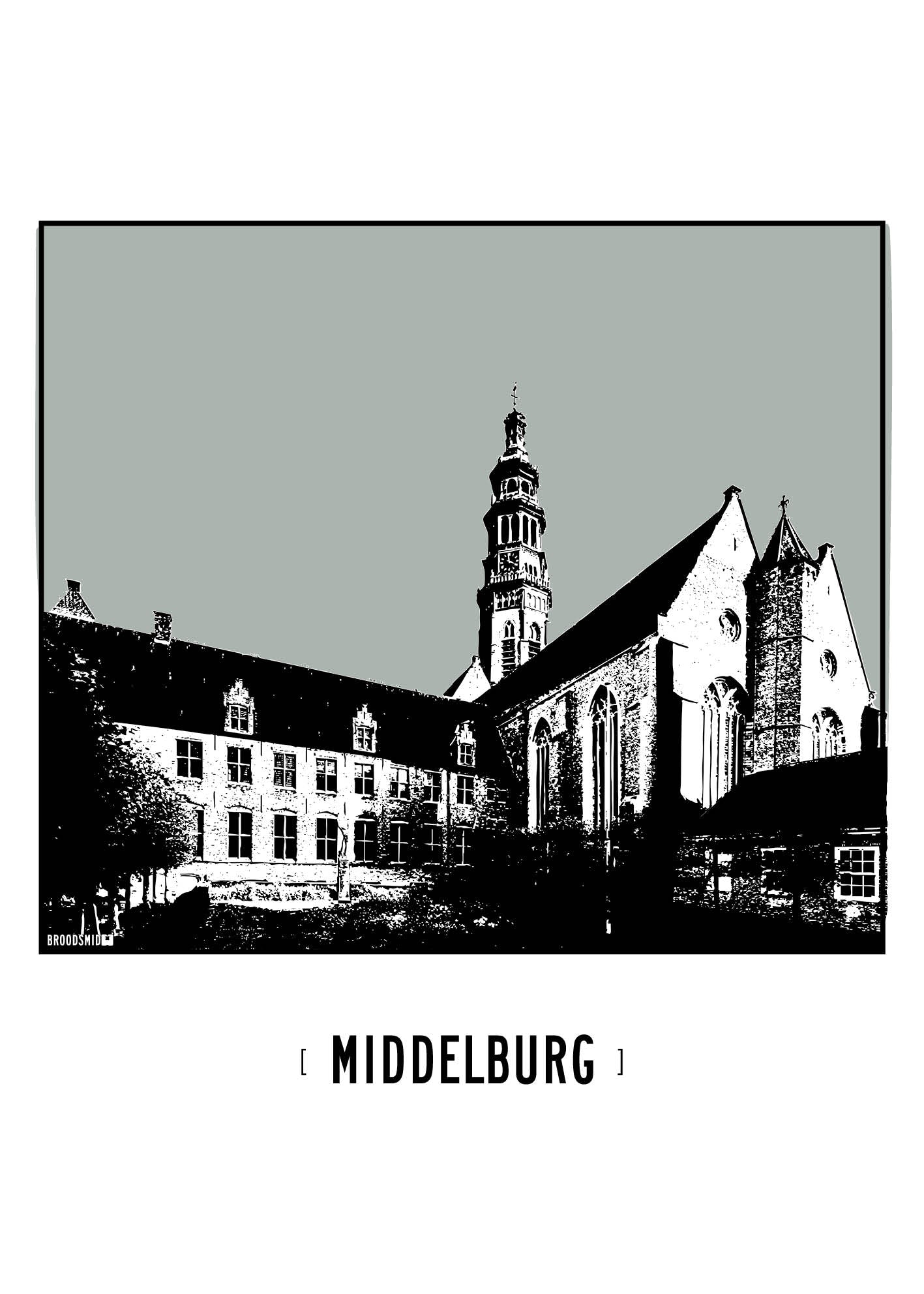 Middelburg – De Abdij poster