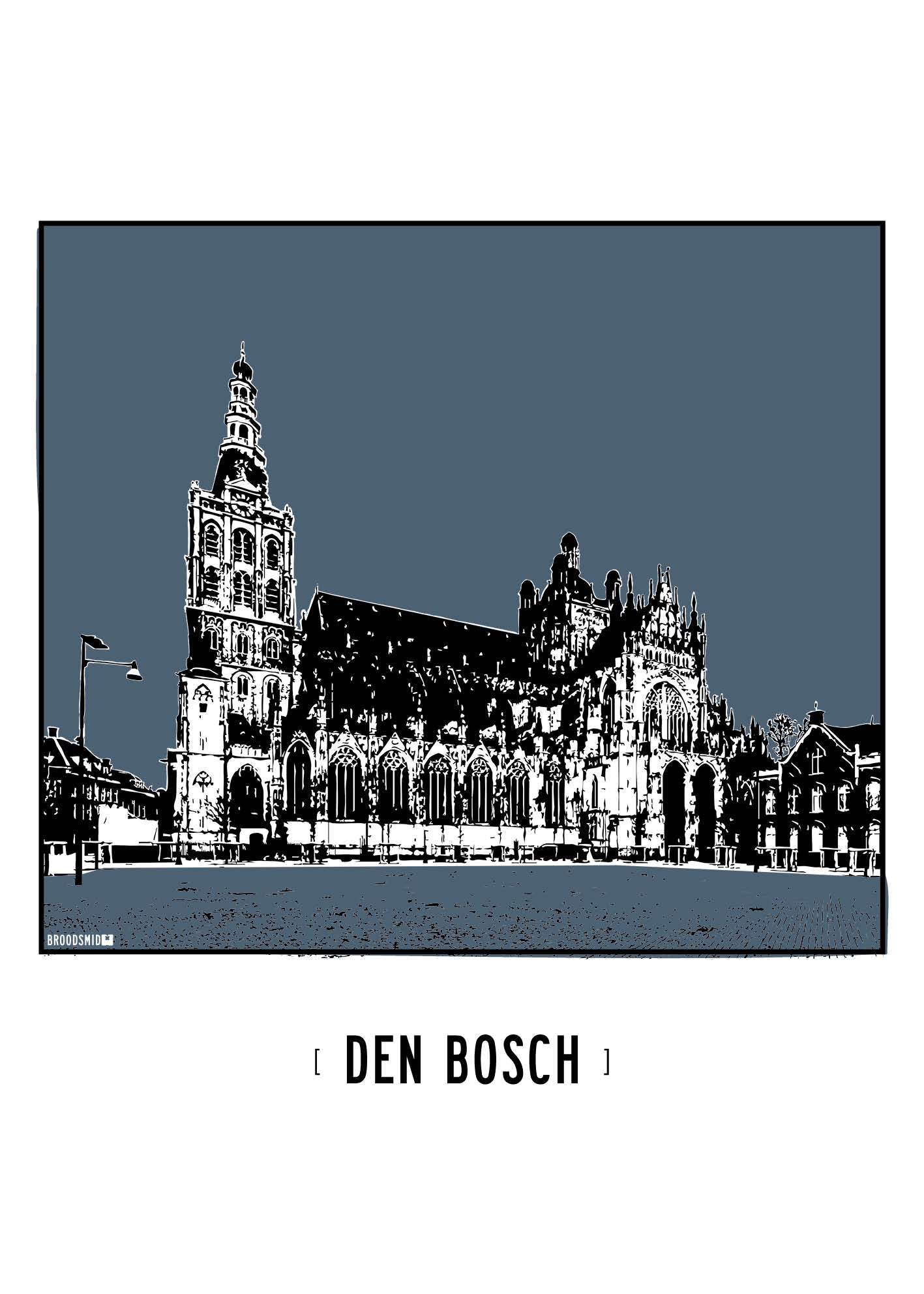 Den Bosch – Sint-Janskathedraal poster
